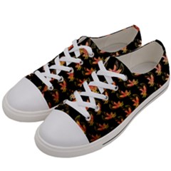 Regal Eagle Pattern Men s Low Top Canvas Sneakers by ExtraAwesomeSauce