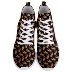 Regal Eagle Pattern Men s Lightweight High Top Sneakers by ExtraAwesomeSauce