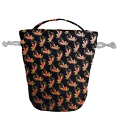 Regal Eagle Pattern Drawstring Bucket Bag by ExtraAwesomeSauce