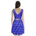Eye of Horus Pattern Split Back Mini Dress  View2
