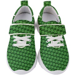 St  Patrick s Day Clovers Kids  Velcro Strap Shoes by ExtraAwesomeSauce