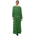 St. Patrick s Day Clovers Maxi Chiffon Beach Wrap View2