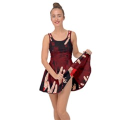 Horror Themed Bloody Hands Inside Out Casual Dress by ExtraAwesomeSauce