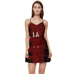 Horror Themed Bloody Hands Short Frill Dress by ExtraAwesomeSauce