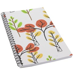 Tree Auntumn Leaf 5 5  X 8 5  Notebook by anzea