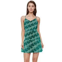 Peaceful Japanese Kanji Design Short Frill Dress by ExtraAwesomeSauce