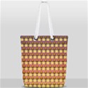 Gradient Lion Head Pattern Full Print Rope Handle Tote (Small) View1
