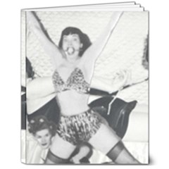 Betty Page Bdsm 8  X 10  Hardcover Notebook by CherleyTemples