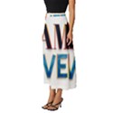 Game Over Text Design  Classic Midi Chiffon Skirt View2