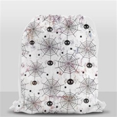 Creepy Spider Design, Adoxali, Halloween Drawstring Bag (small) by kyorashop23