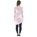Clouds Pink Pattern Long Sleeve Tunic  View2