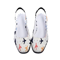 Cute Airplanes Planes Women s Classic Slingback Heels by ConteMonfrey