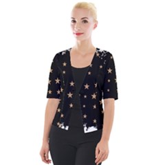 Little Stars Pattern Cropped Button Cardigan by ConteMonfrey