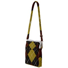 Yellow Plaid Multi Function Travel Bag by ConteMonfrey