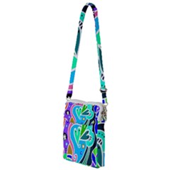 Crazy Pop Art - Doodle Hearts  Multi Function Travel Bag by ConteMonfrey