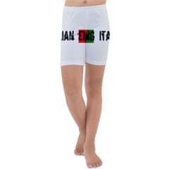 Strong Italian Energy Kids  Lightweight Velour Capri Yoga Leggings by ConteMonfrey