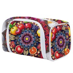 Fruity Mandala Toiletries Pouch by AIDreaming