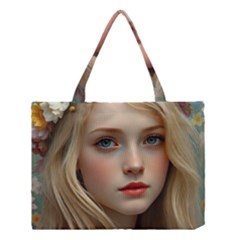 Beauty Of Youth Medium Tote Bag by AIDreaming