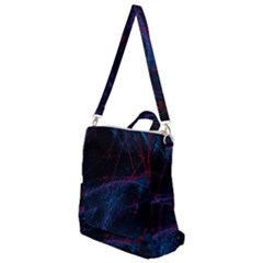 Abstract Feathers Crossbody Backpack by Apenda