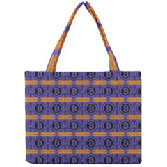 Bitcoin Logo Pattern Mini Tote Bag by ExtraAwesomeSauce