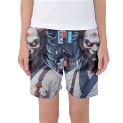 Demon Samurai Women s Basketball Shorts by AwesomeSauce