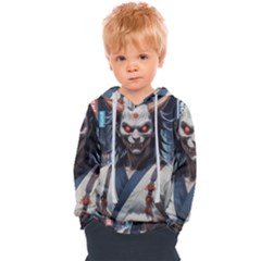 Demon Samurai Kids  Overhead Hoodie by AwesomeSauce