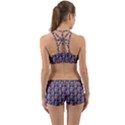Sugar Skull Cat Pattern Back Web Gym Set View2