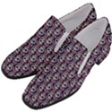 Sugar Skull Cat Pattern Women Slip On Heel Loafers View2