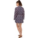 Sugar Skull Cat Pattern Long Sleeve Kimono View2