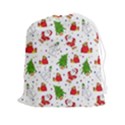 Christmas Pattern, Pattern, Christmas Drawstring Pouch (2XL) View1