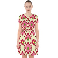 Retro 1960s Flowers Pattern 4 Adorable In Chiffon Dress by violetheavensky