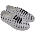 Fly Phot Motif Seamless Black And White Pattern Men s Classic Low Top Sneakers View3