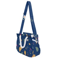 Cute Korean Pattern Rope Handles Shoulder Strap Bag by designsbymallika