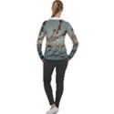 Dreamy Nature Motif Women s Pique Long Sleeve T-Shirt View2