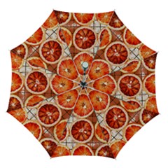 Peorange, Fruit, Citrus Automatic Folding Umbrella With Case (medium) by kyorashop23