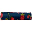 Strawberry Texture, Blue Background With Strawberries Full Print Rope Handle Tote (Small) View3