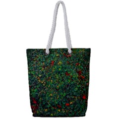 Grass Nature Meadow Full Print Rope Handle Tote (small) by Hannah976