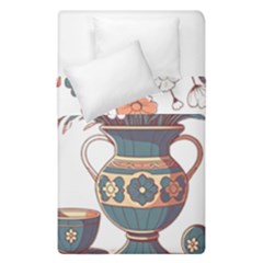 Flower Vase Nature Bloom Blossom Duvet Cover Double Side (single Size) by Salmanaz77