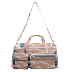 Artwork Painting Sculpture Nature Sports Gym Duffle Bag With Shoe Compartment by Salmanaz77