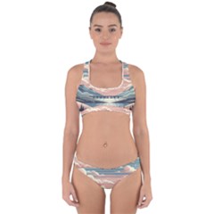 Artwork Painting Sculpture Nature Cross Back Hipster Bikini Set by Salmanaz77