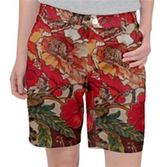 Floral Design 05 Women s Pocket Shorts by myclothy
