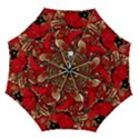 Christmas Art Automatic Folding Umbrella with Case (Medium) View1