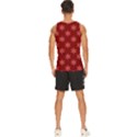 Illustrations Red Abstract Pattern Seamless Texture Men s Wide Collar Tank Top View4