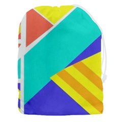 Geometric  Design 04 Drawstring Pouch (3xl) by myclothy