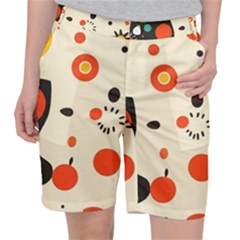 Geometric Design Women s Pocket Shorts by myclothy