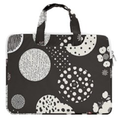 Geometric Design 09 Macbook Pro 15  Double Pocket Laptop Bag  by myclothy