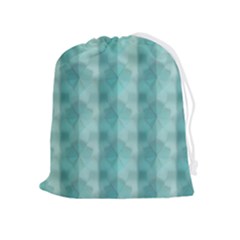 Geometric Design 14 Drawstring Pouch (xl) by myclothy