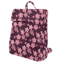 Cherry Blossoms Japanese Flap Top Backpack by HermanTelo