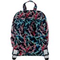 Leaves Pattern Patterns Colorful Zip Up Backpack View3