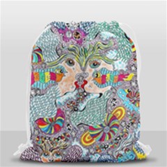 Supersonicangeldream Drawstring Bag (small) by chellerayartisans
